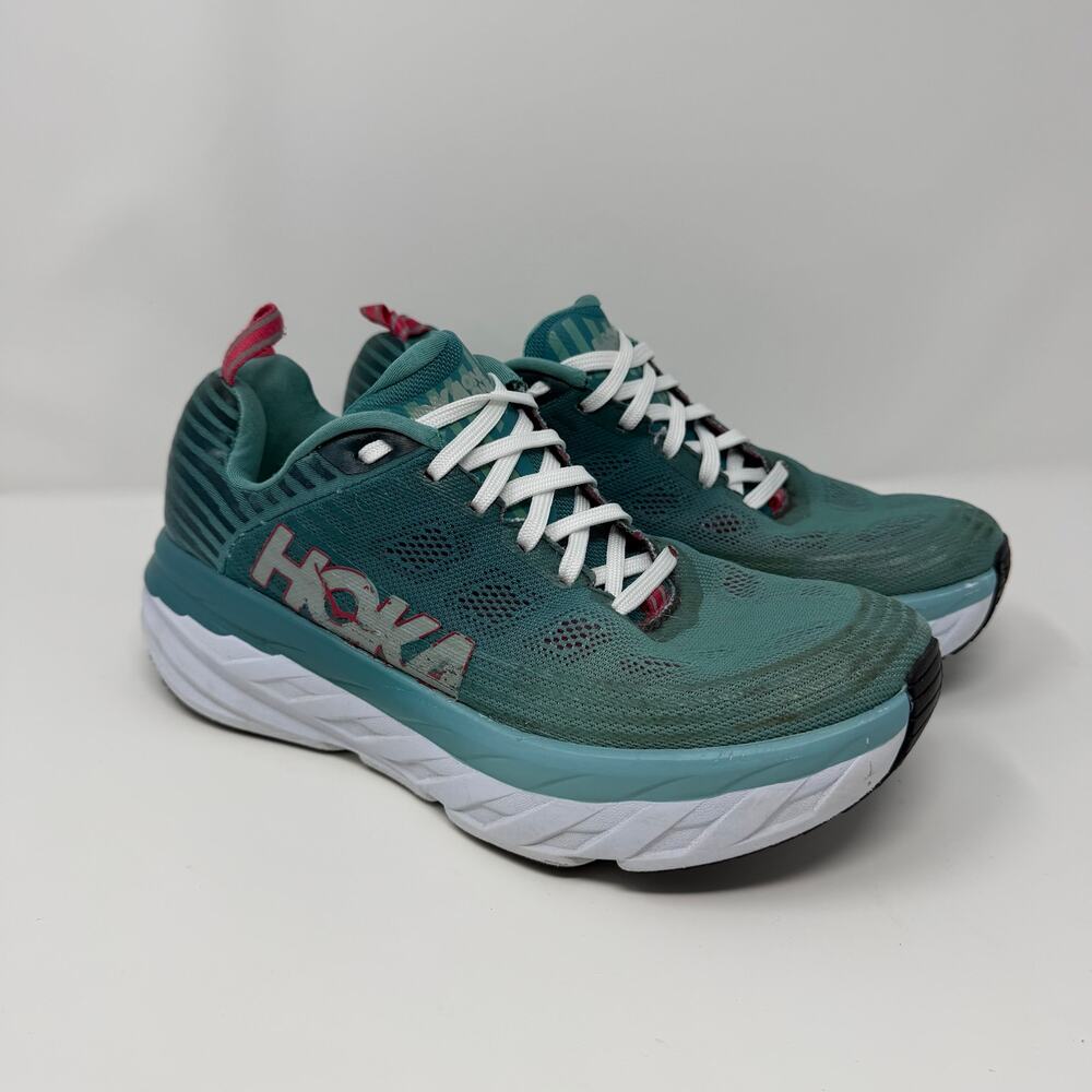 Hoka One One Bondi 6 Teal Running Shoes Women’s 9
